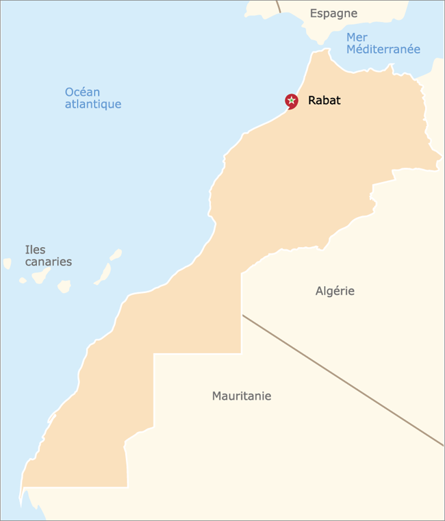 CARTE OFFICIELLE DU MAROC