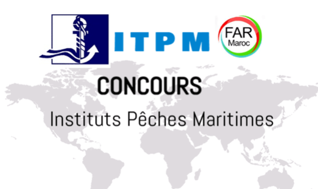 Concours Techniciens ITPM Instituts Pêches Maritimes